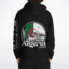 Algeria | Adult Pullover Hoodie | Black