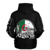 Algeria | Adult Pullover Hoodie | Black