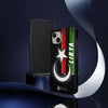 Libya | iPhone Tough Case | Black