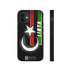 Libya | iPhone Tough Case | Black