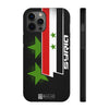 Syria | iPhone Tough Case | Black